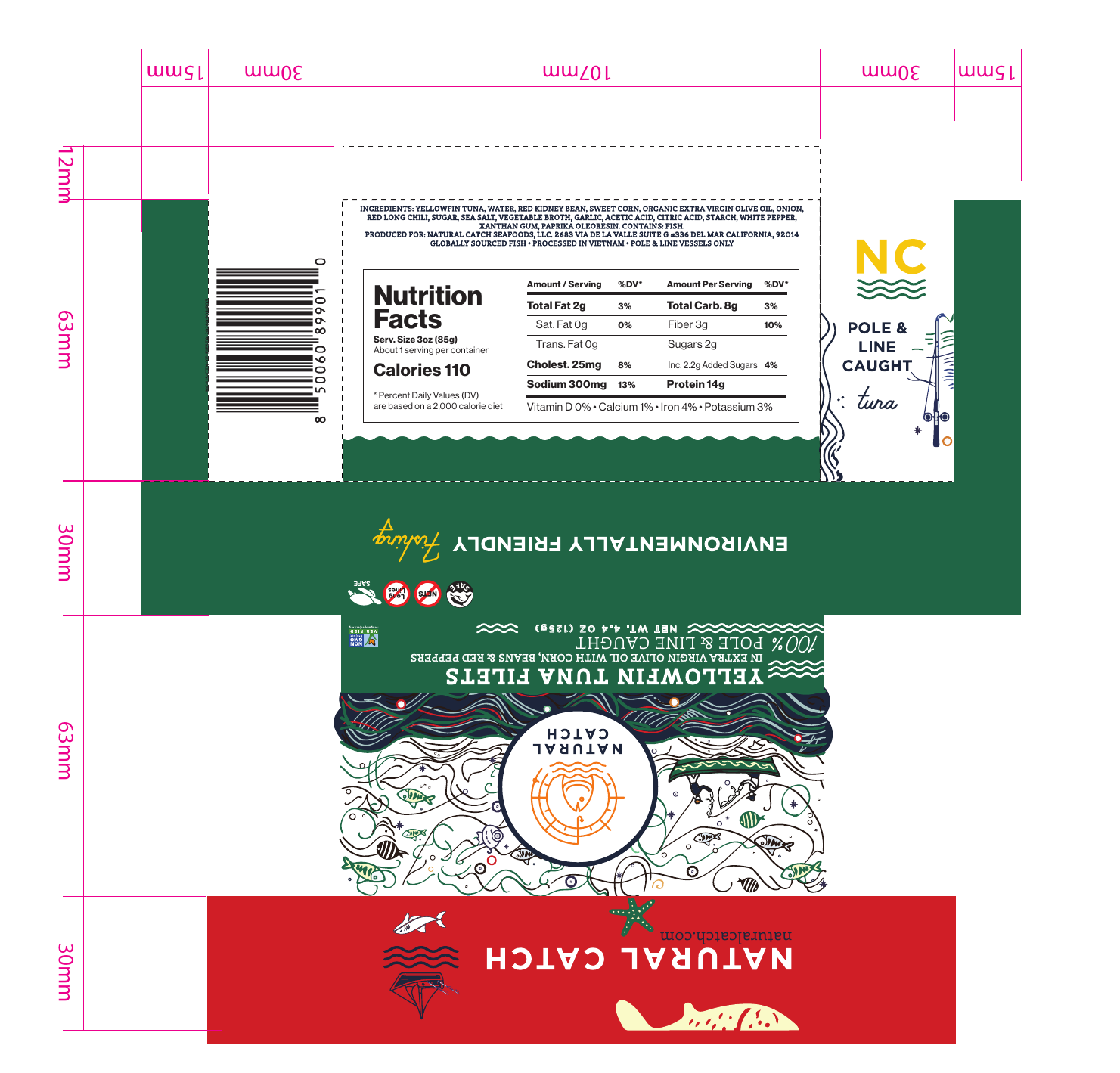 Fiesta Salad Tuna Box Flat (PDF) preview