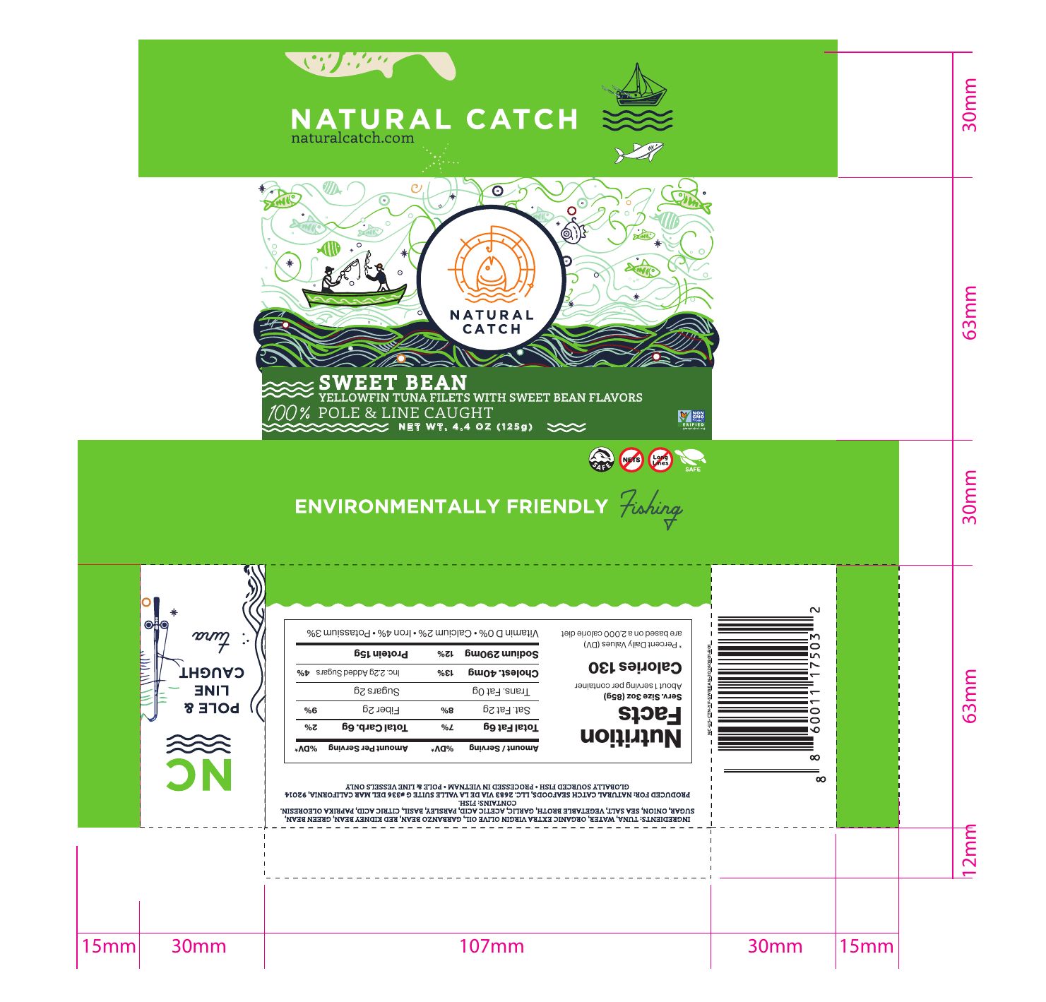 Sweet Bean Tuna Box Flat (PDF) preview